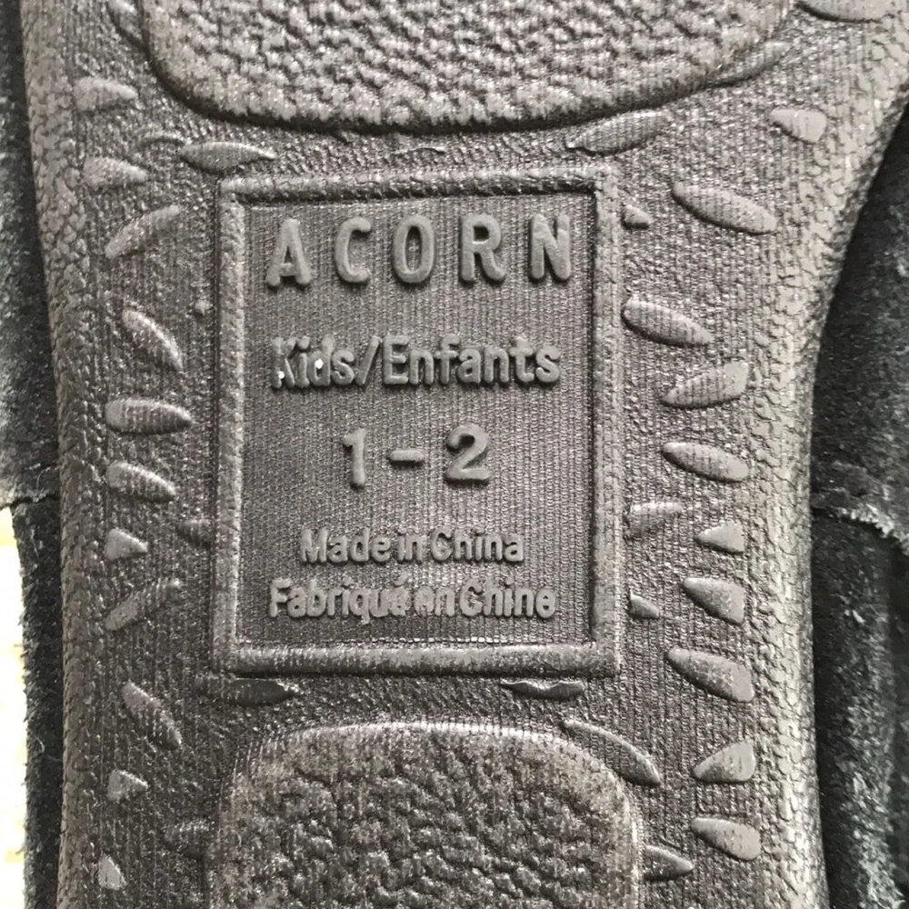 Acorn Moc Slipper (kids' size 1-2)